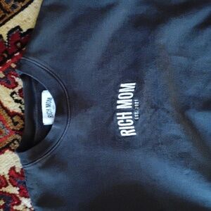 Rich Mom L Crewneck Charcoal Sweatshirt